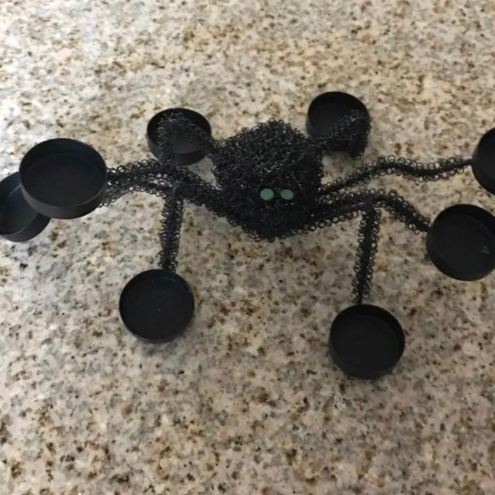 Halloween Spider Candleholder